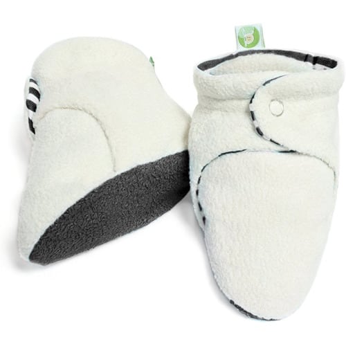 Unisex Soft Organic New Born Baby Cozie Fleece Booties