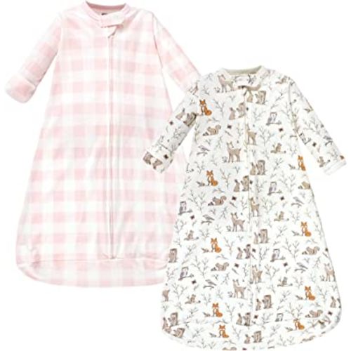 Hudson Baby BabyCotton Long-Sleeve Wearable Sleeping Bag, Sack, Blanket