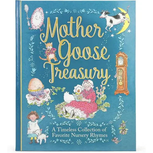 Mother Goose Treasury: A Beautiful Collection of Favorite Nursery Rhymes for Children (Hardcover Storybook Treasury)