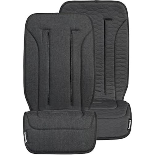 UPPAbaby Reversible Seat Liner/Water-Resistant and Comfortable/Easy Stroller Attachment/Reed (Charcoal Denim/Cozy Knit)