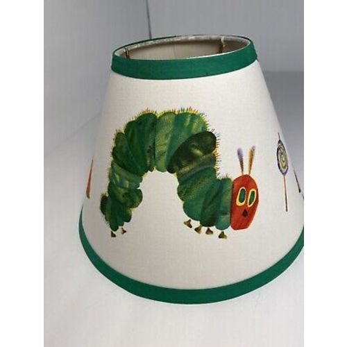 New Vintage Eric Carle’s The Very Hungry Caterpillar Lampshade Nursery Rare HTF