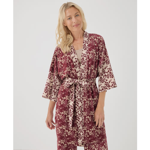 Women’s Staycation Short Robe made with Organic Cotton | Pact