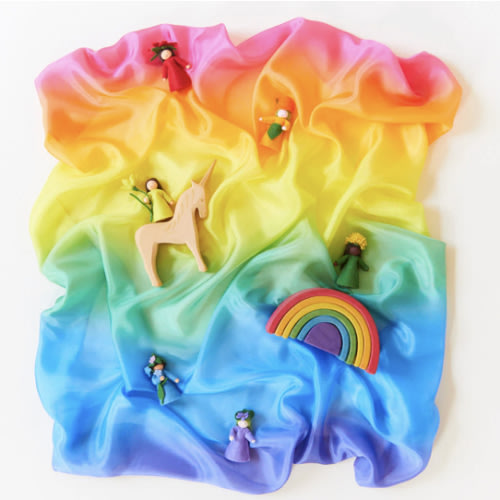 Rainbow Enchanted Playsilk | Shop Sarah's Silks