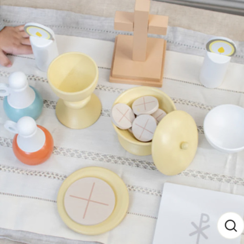 Wooden Mass Kit Playset