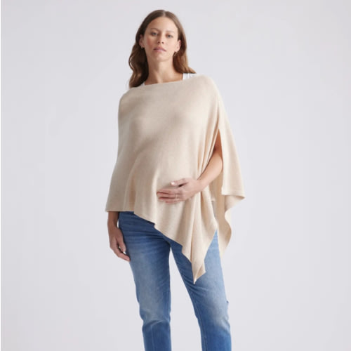 Lightweight Cotton Cashmere Nursing Shawl