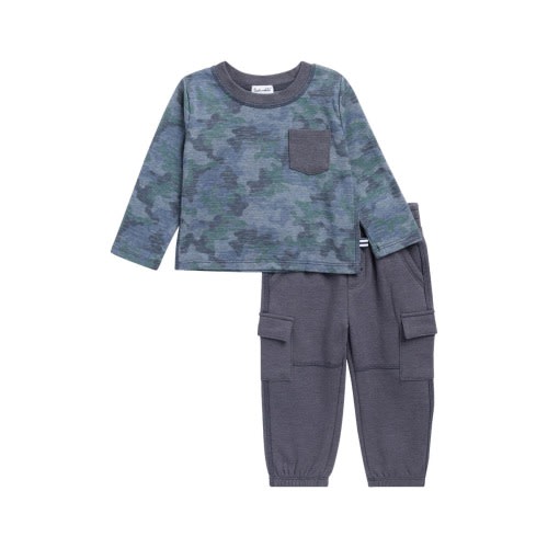 Scenic Route Long Sleeve T-Shirt & Cargo Pants Set, 6-12M