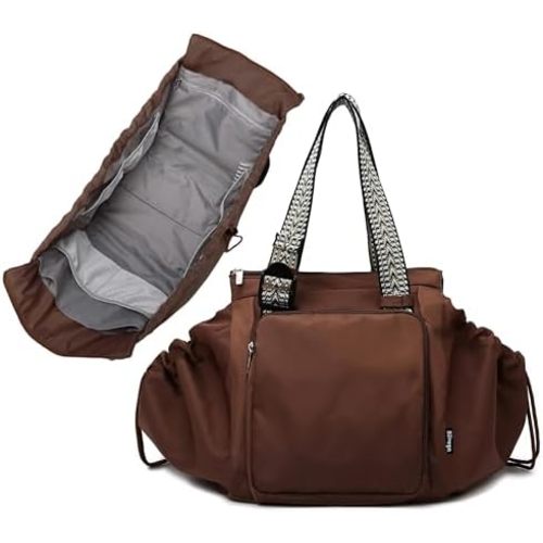 Everyday Bag Tote for Women, Spacious Diaper Bag with 16 Pockets, Durable Travel Bag, Sleek Work Shoulder Bag