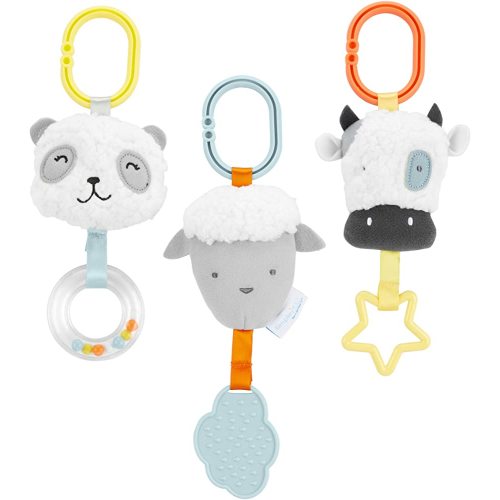 Simple Joys by Carter's Stroller Toys Bundle, Cow/Lamb/Panda, One Size