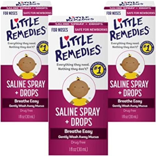 Little Remedies Little Noses Saline Spray-Drops 1 OZ (PACK OF 3)