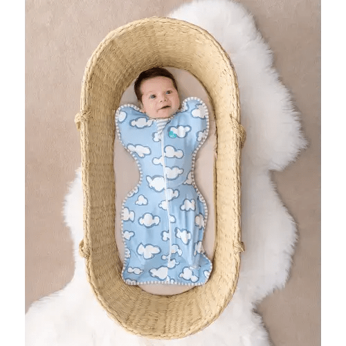 Swaddle Up™ 1.0 TOG (68-75°F) Dusty Blue Daydream Original Cotton