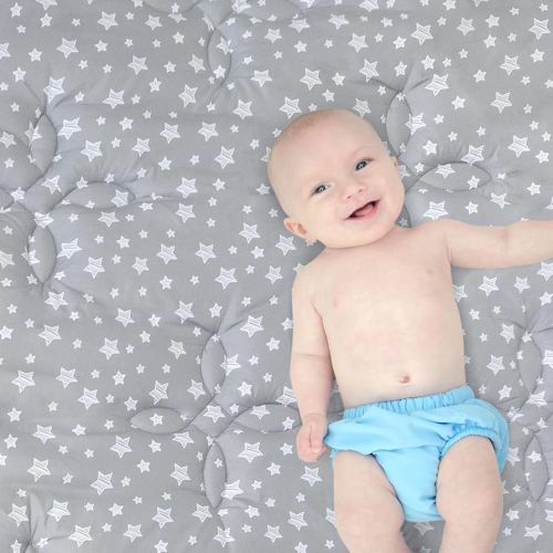 Baby Play Mat 71x59 Inches Thick Baby Crawling Mat, Large, Non Slip Cushioned Baby Playpen Mat for Playing, One-Piece Baby Floor Play Mat for Babies, Toddlers