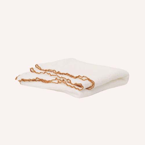 Phile Cotton Swaddle - White