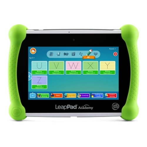 LeapFrog LeapPad Academy - Green Plastic, Silicone with Accessories, Baby and Toddler Toys
