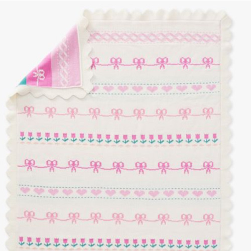 LoveShackFancy Fair Isle Baby Blanket