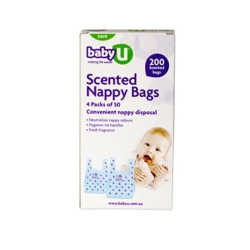 Baby U Scented Nappy Bags 200 Pack