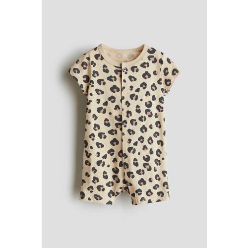 PATTERNED PAJAMA JUMPSUIT