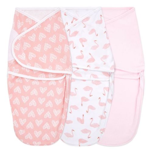 aden + anais Essentials Easy Swaddle Wrap - 3pk, Color: Briar Rose, Size: 0-3 Months
