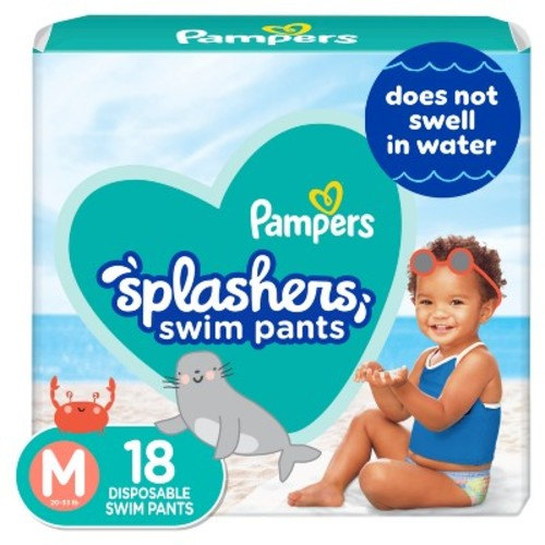 Pampers Splashers Disposable Swim Pants - (Select Size and Count), Size: Medium