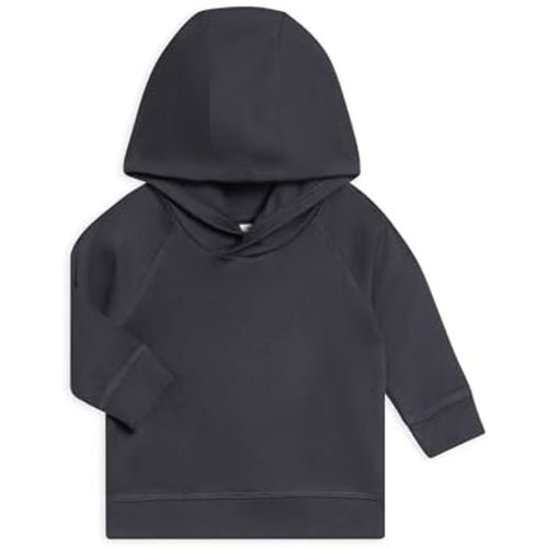 Colored Organics - Organic Cotton Long Sleeve Baby & Toddler Hoodie Pullover Shirt - Boy & Girl Clothing