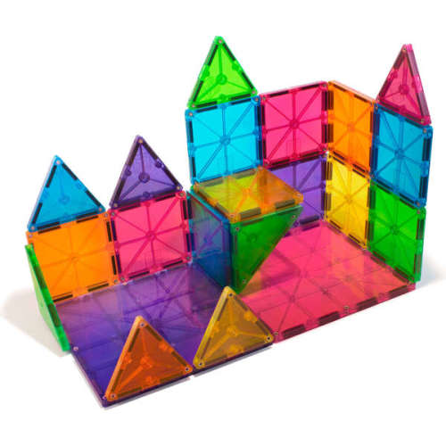 Magna-Tiles Clear Colors 32-Piece Set