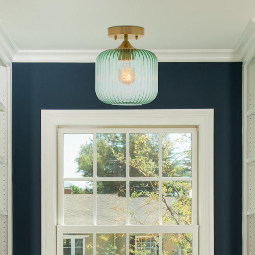 Willa Arlo™ Interiors Veun 10"H William Globe Ceiling Light - House of Hampton & Reviews | Wayfair