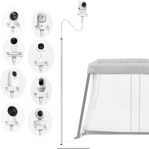 Baby Monitor Floor Stand Holder Mount Compactible for Nanit Pro & Flex Stand,Infant Optics DXR-8 Pro,VTech VM924/901/819/RM7764,Momcozy,eufy E110,HelloBaby,nooie IPC100,Motorola VM75/VM50G/VM44