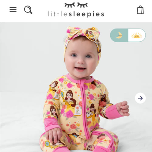 Disney Princess Belle Zippy – Little Sleepies