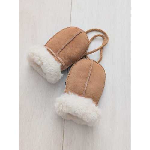Childrens Babies Sheepskin Keep Safe Cord Mittens Luxury Shearling Lining Suede Outer Kids Gloves Cold Weather Lambland Hand Crafted - Etsy