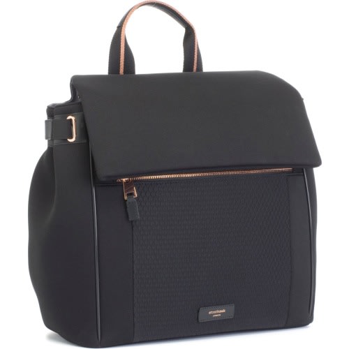 STORKSAK St. James Convertible Diaper Bag, Black