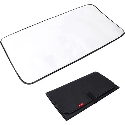 Lekebaby Portable Diaper Changing Pad Waterproof Baby Changing Mat Foldable Nappy Change Mat, Black