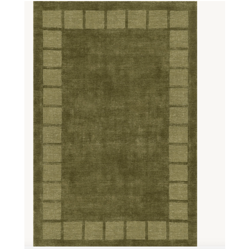 Petra High-Low Wool-Blend Rug | Verdant Green – Rugs USA