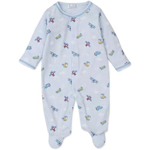 Kissy Kissy Baby-Boys Infant Blue Sky Planes Print Footie