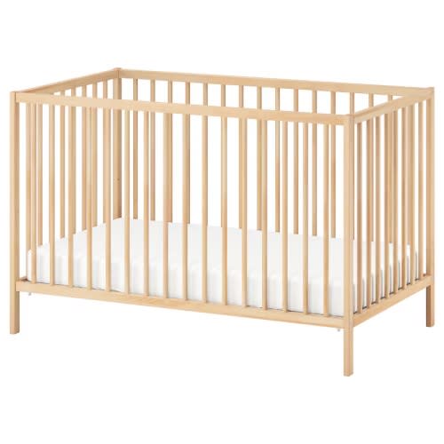SNIGLAR Crib - beech