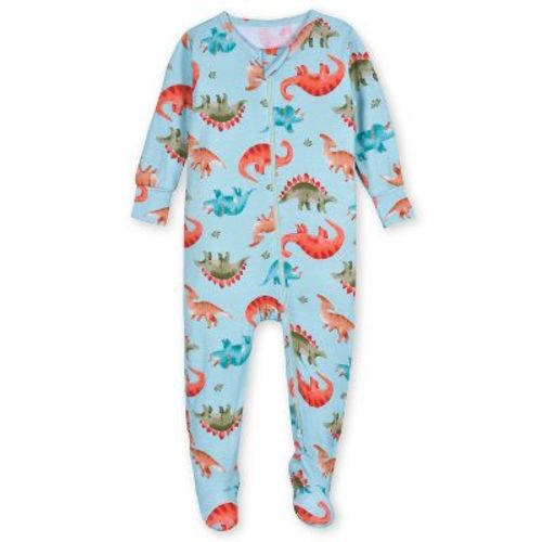 Gerber Baby Boys' Buttery-Soft Snug Fit Footed Pajamas - Snugosaurous - 0-3 Months