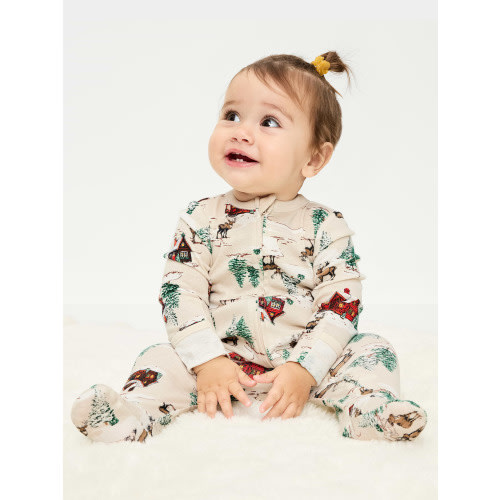 2-Way-Zip Sleep & Play Footed One-Piece for Baby