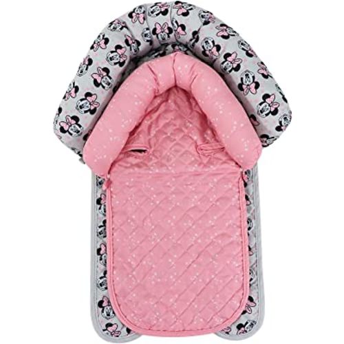 Disney Cudlie Baby Girl Minnie Mouse Infant Head Support in Minnie Stars Print