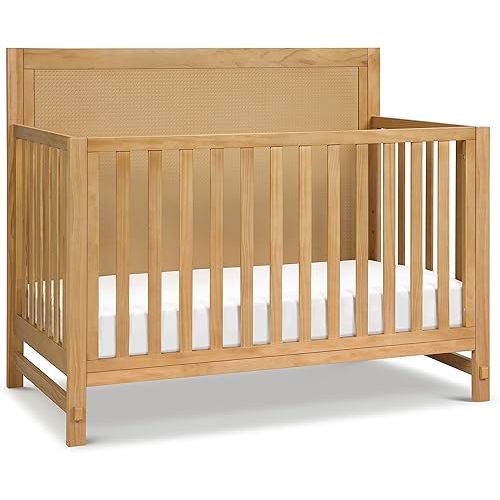 DaVinci Margot 4-in-1 Convertible Crib in Honey GREENGUARD Gold Certified
