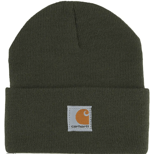 Kids' Acrylic Beanie, Olive Green - Infant/Toddler