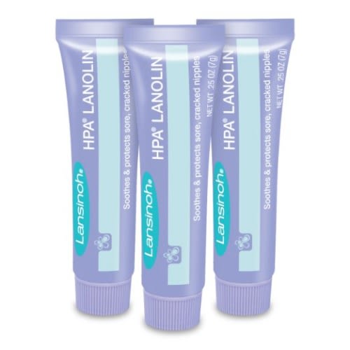 Lansinoh HPA Lanolin Minis for Breastfeeding Mothers, 3 Count