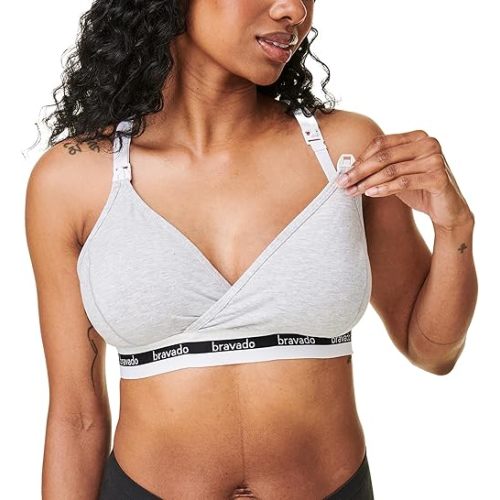 Bravado Designs Women's Original Sleep Nursing Bra, Regular Cup Maternity Bra for Breastfeeding