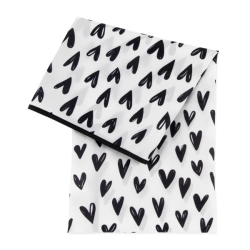 Bumkins Heart Splat Mat For Tables + Under Highchairs