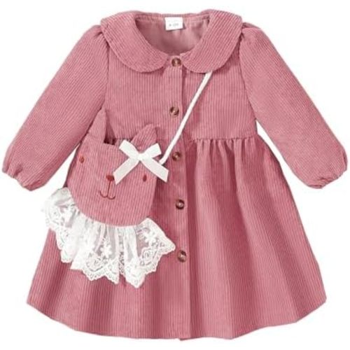 Mioglrie Baby Girl Dress Toddler Girl Dress Fall Winter Newborn Princess Dresses Cute Playwear Outfits