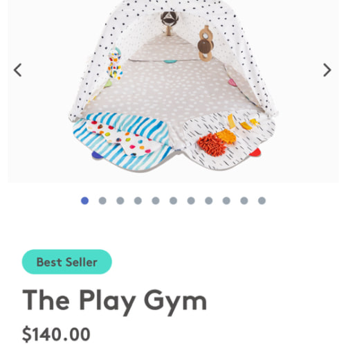 The Play Gym | Baby Activity & Tummy Time Mat | Lovevery