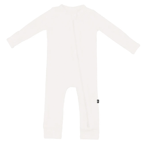KYTE Ribbed Zippered Romper