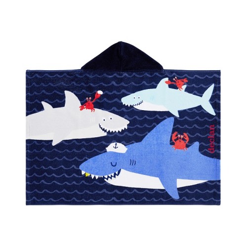 Sharks Beach Hooded Towel