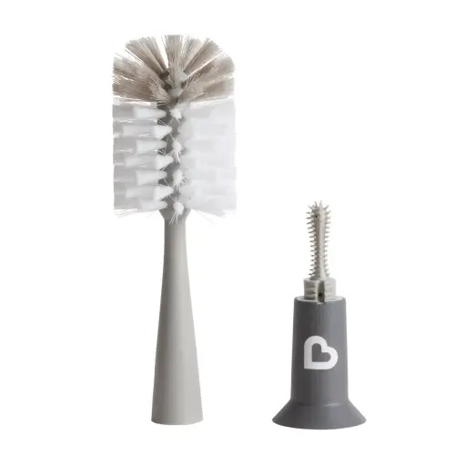 Munchkin Bristle Bottle Brush - Gray