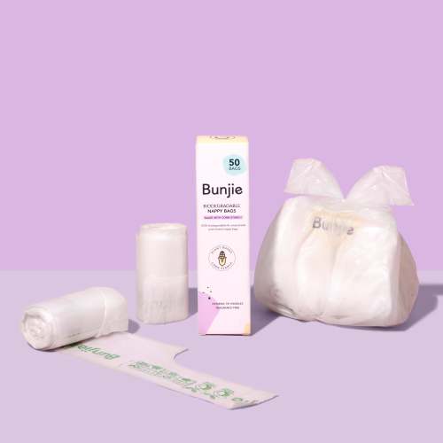Biodegradable Nappy Bags | 50 Pack | Bunjie Australia