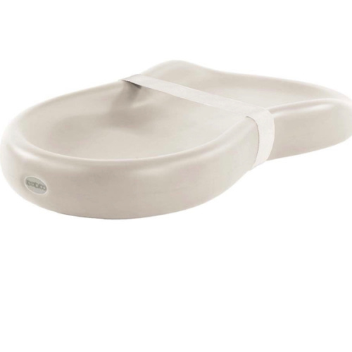 Keekaroo Peanut Changer Baby Vanilla– The Original Made in USA Easy-to-Clean Changing pad and The only Shell Over Foam, Fully Water Repellant