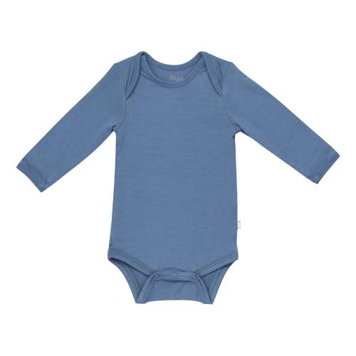 Long Sleeve Bodysuit in Steel 0-3 months