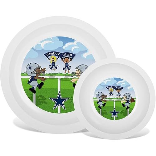 Baby Fanatic Dallas Cowboys NFL Plate & Bowl Set